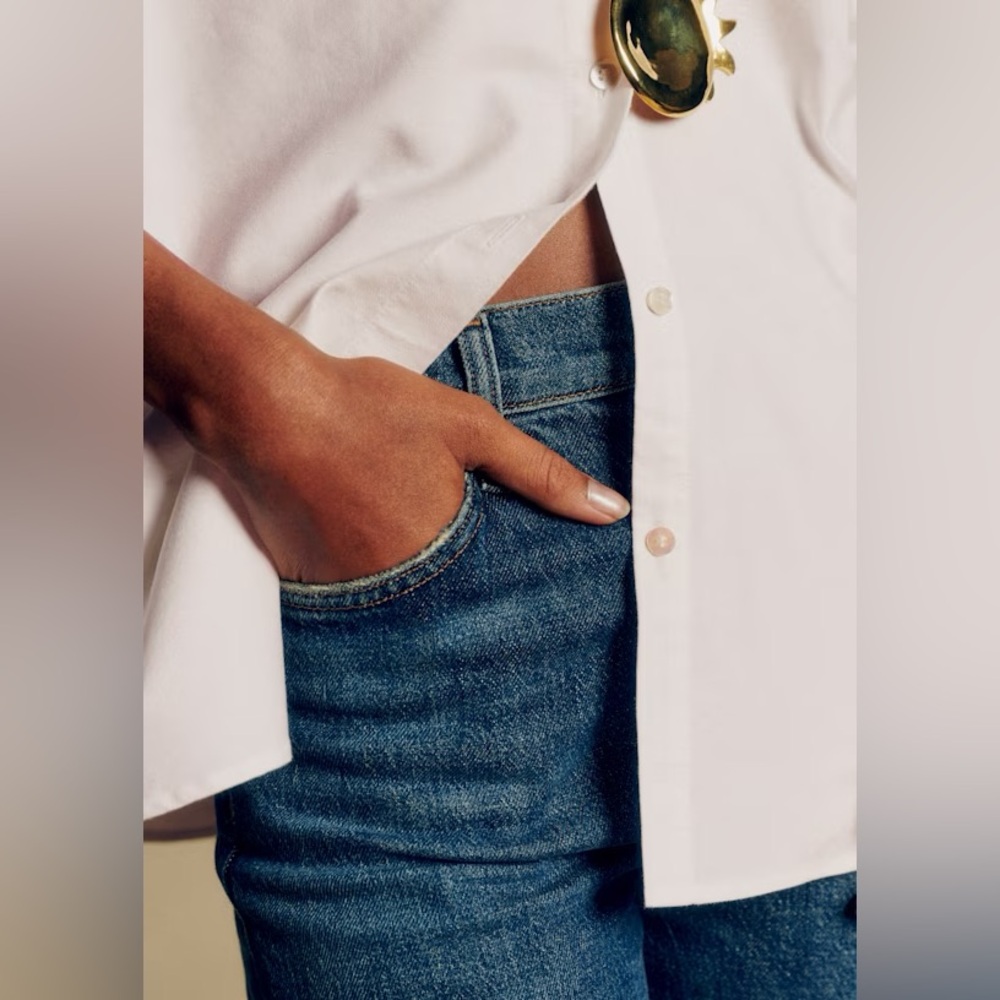 Sezane Max Shirt White - Picture 3 of 6